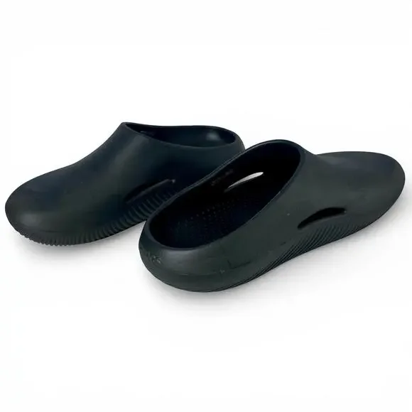 Crocs Mellow Recovery Clogs Black Comfort Slip On Work Shoes Mens 7 Womens 9 - Picture 2 of 12